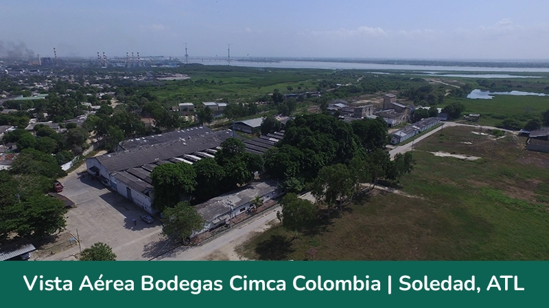 Vista Aérea Bodegas Cimca Colombia | Soledad, ATL